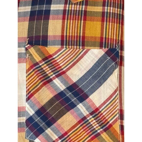 Vintage Montgomery Ward Western Wear Pearl Snap Shirt Blue Lightweight Unisex - Picture 6 of 11